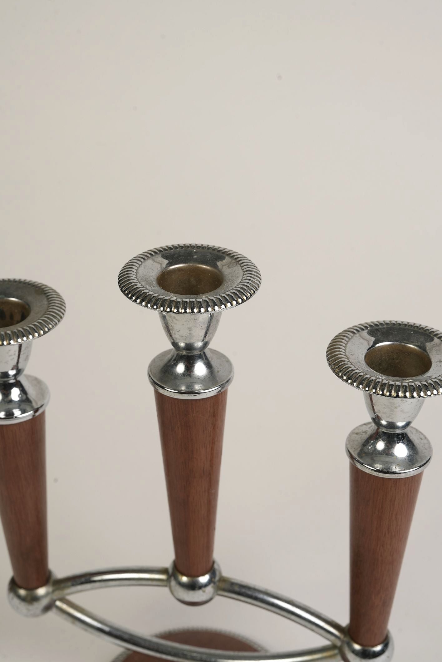 Mid-Century Atomic Candelabra | Set of 2