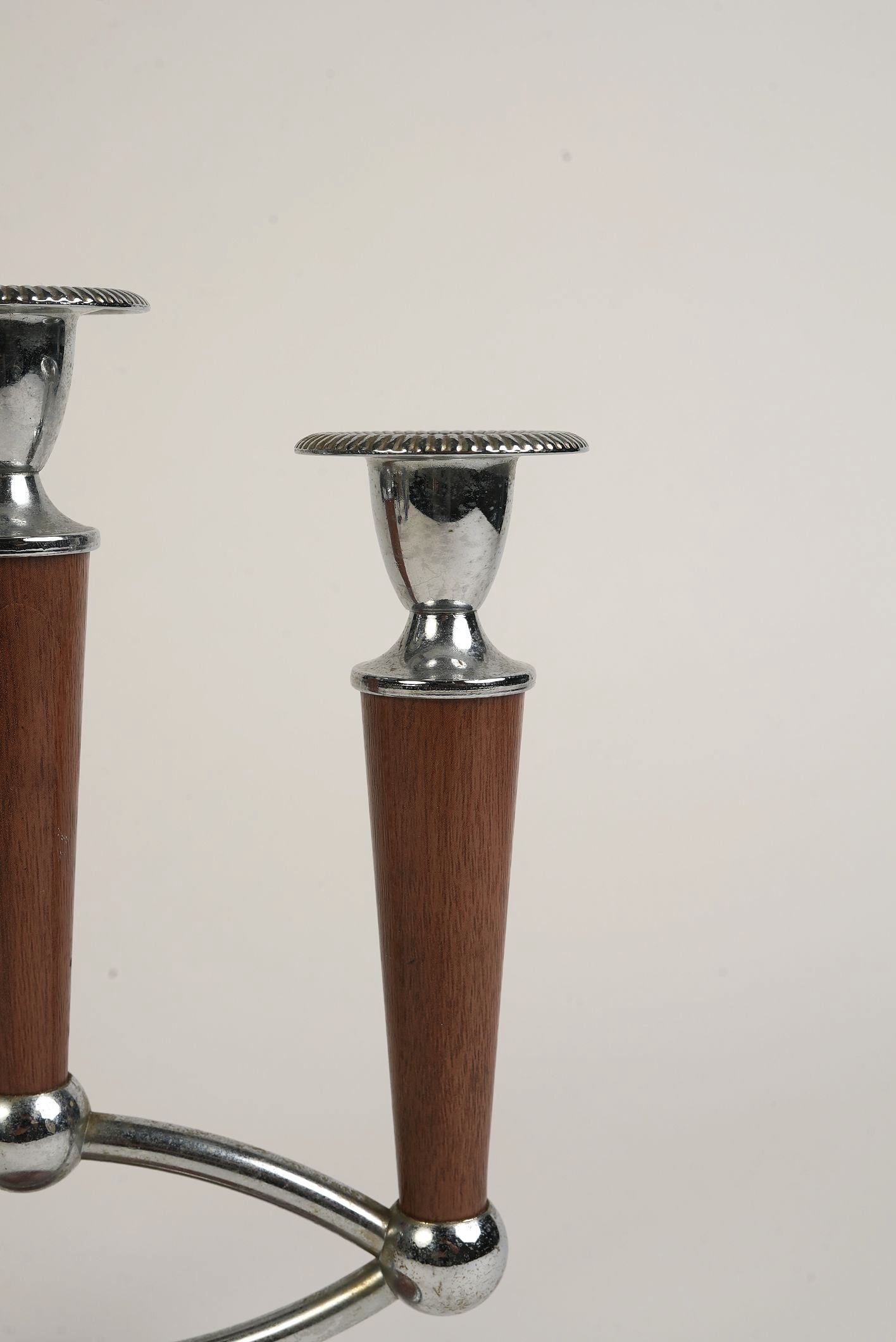 Mid-Century Atomic Candelabra | Set of 2