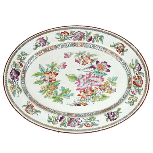 Large Indian Tree Platter By Minton