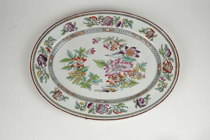 Large Indian Tree Platter By Minton