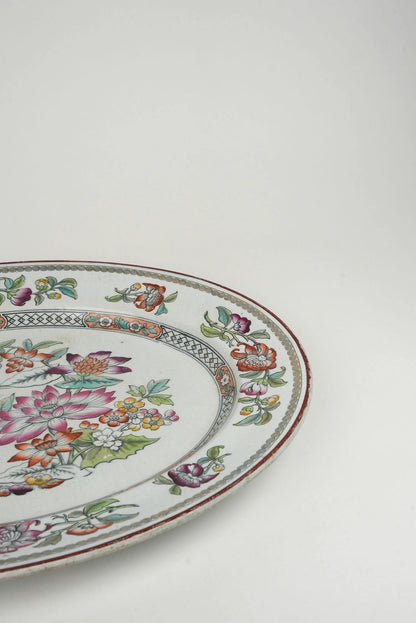 Large Indian Tree Platter By Minton