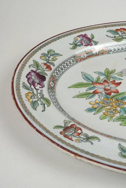 Large Indian Tree Platter By Minton