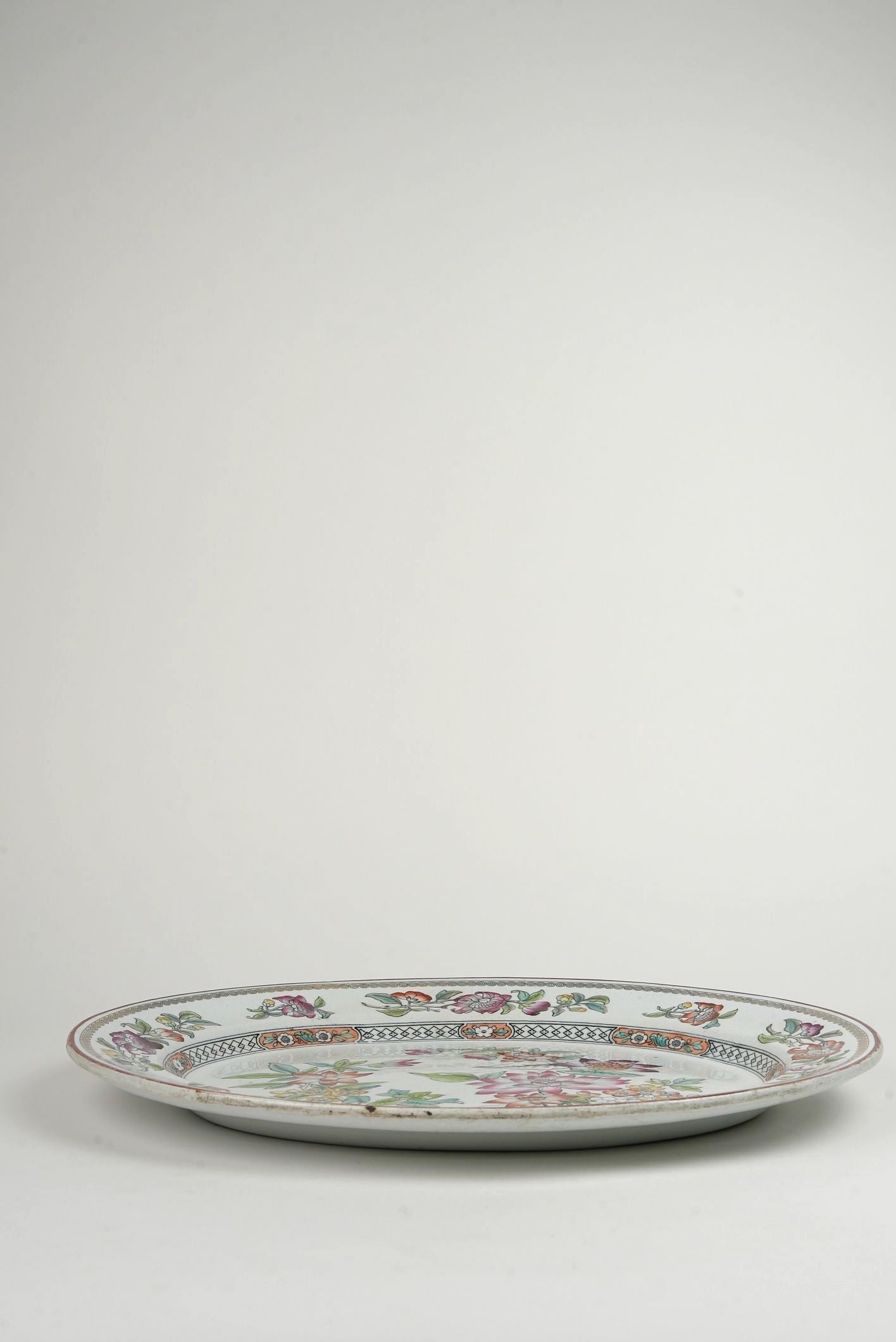 Large Indian Tree Platter By Minton