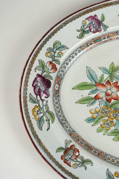 Large Indian Tree Platter By Minton