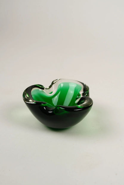 Murano Hand-Blown Glass Ashtray