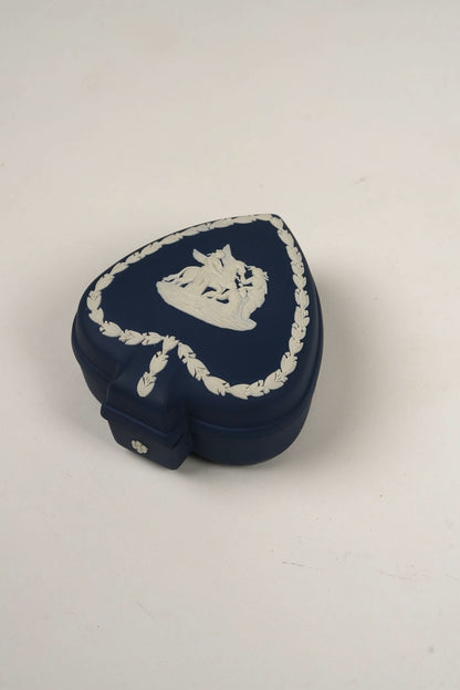 Navy Wedgwood Trinket Box