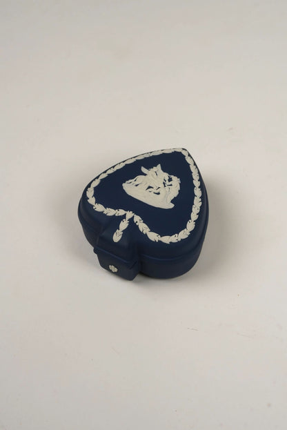 Navy Wedgwood Trinket Box