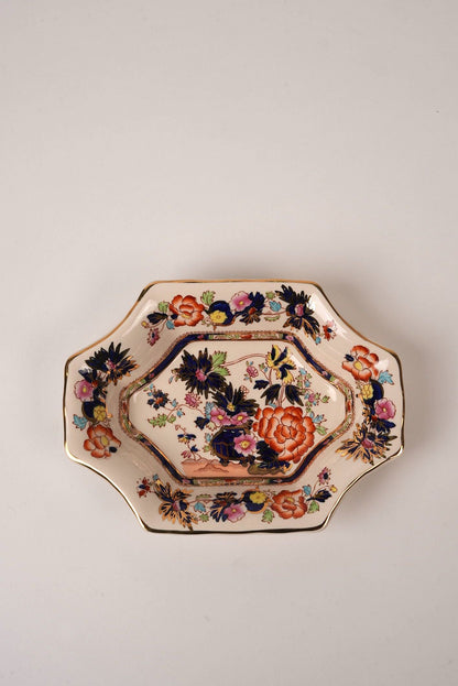 Octagonal Mason's Ironstone Mandarin Dish