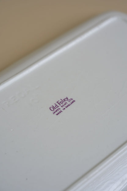 Old Foley Trinket Plate Set