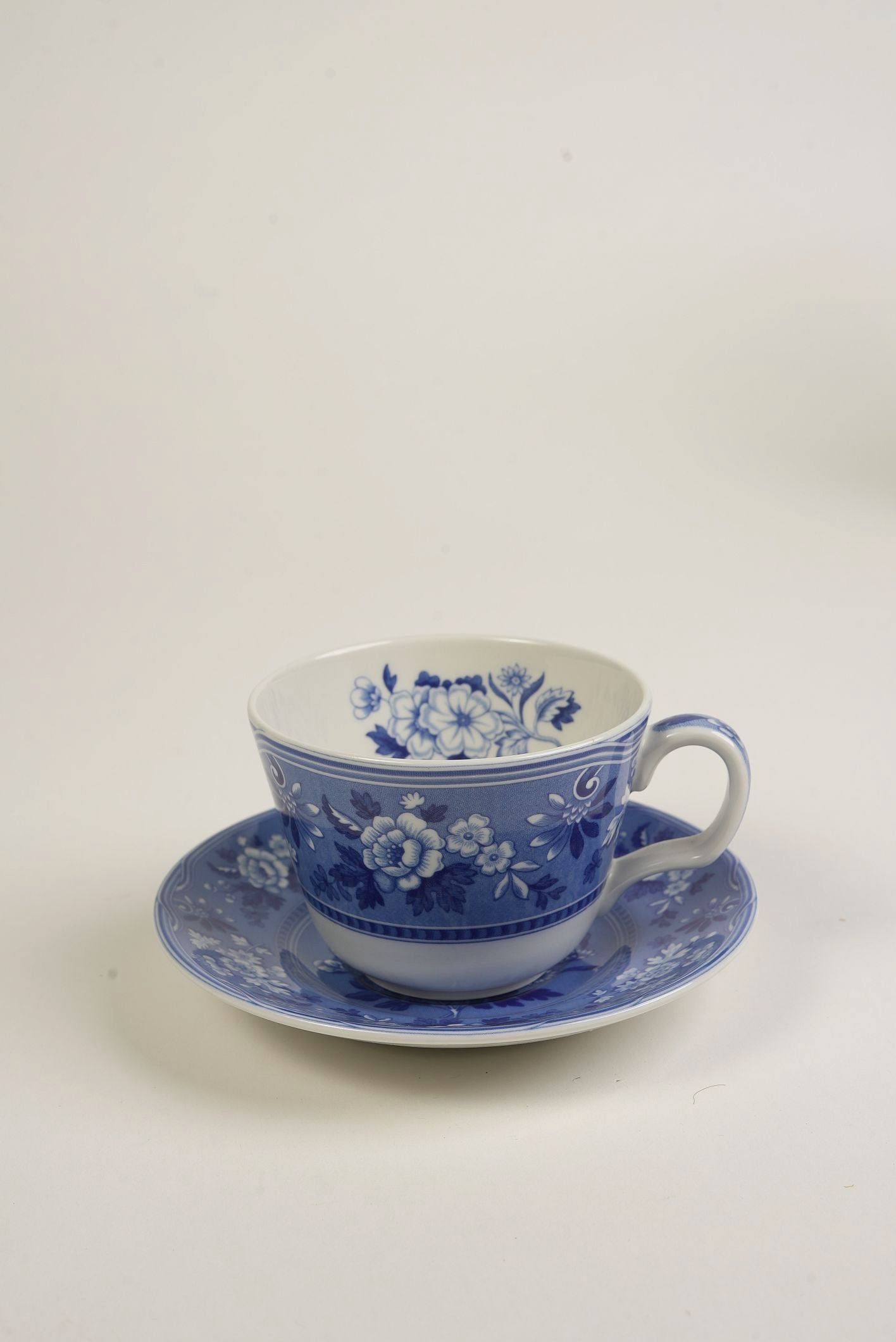 Spode 'Blue Room' Tea Cup & Saucer | Set of 2