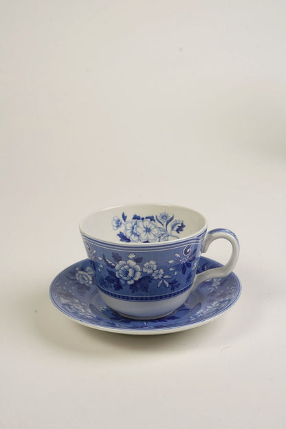 Spode 'Blue Room' Tea Cup & Saucer | Set of 2