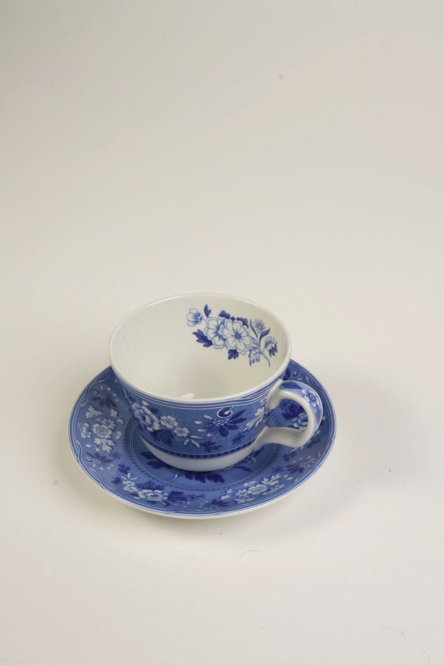 Spode 'Blue Room' Tea Cup & Saucer | Set of 2