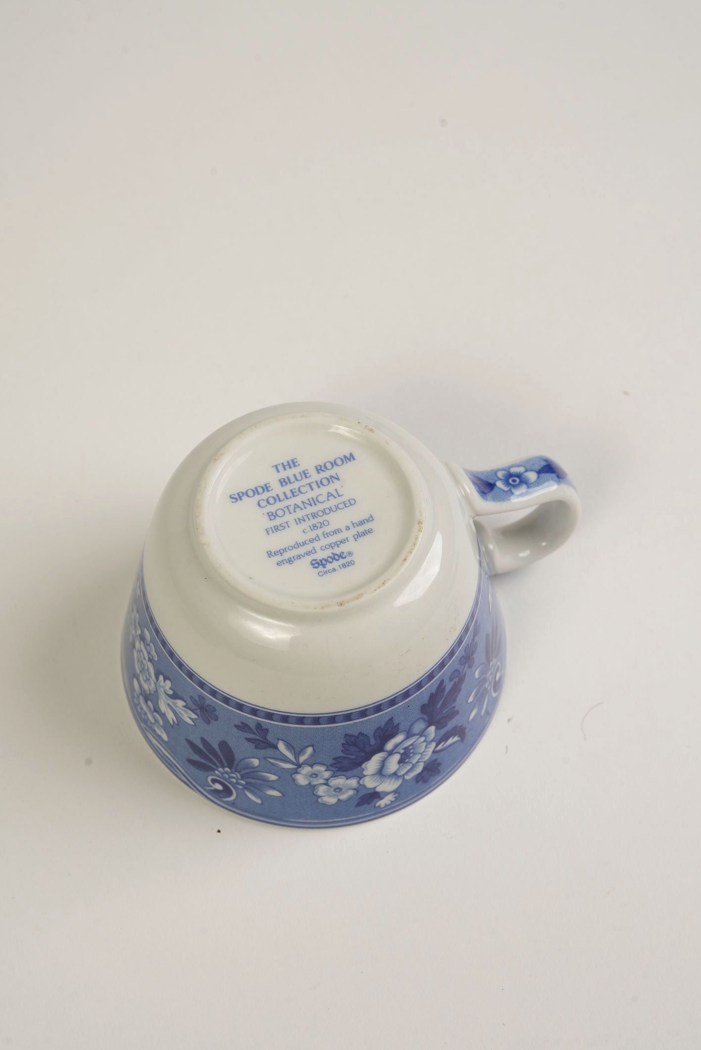 Spode 'Blue Room' Tea Cup & Saucer | Set of 2