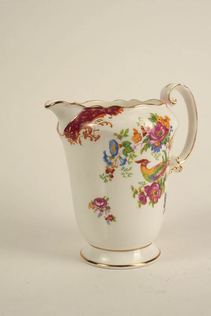 Paragon "Rockingham" Hand-Painted Bone China Creamer