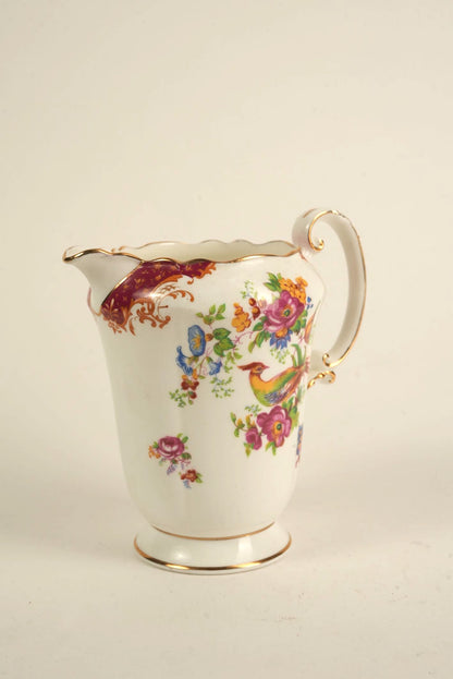 Paragon "Rockingham" Hand-Painted Bone China Creamer