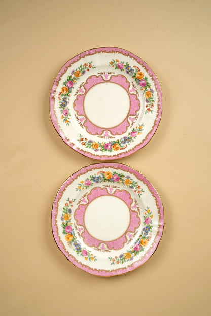 Pink Royal Albert Saucers | Set of 2