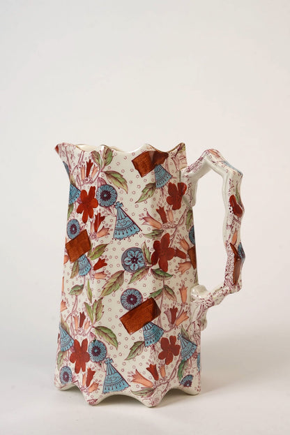 Rare Vintage Imari-style Porcelain Pitcher