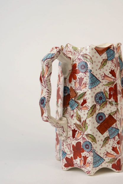 Rare Vintage Imari-style Porcelain Pitcher