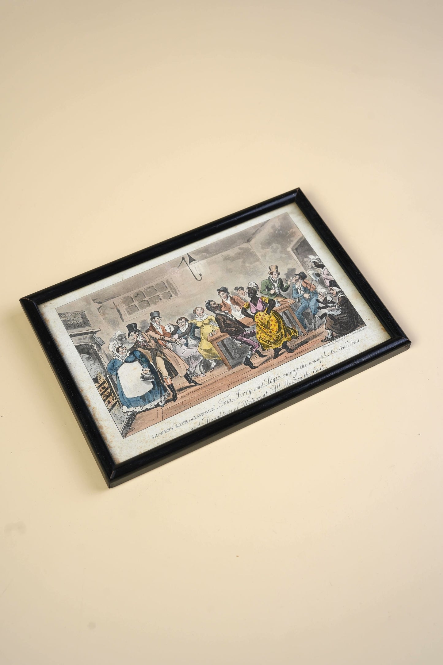 Regency Hand-Coloured Aquatint, Pierce Egan's Life in London, 1821