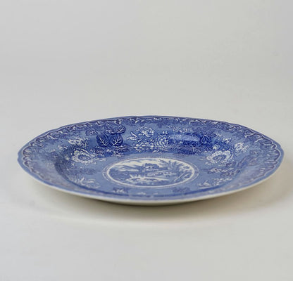 Vintage Ringtons Blue & White Dinner Plate