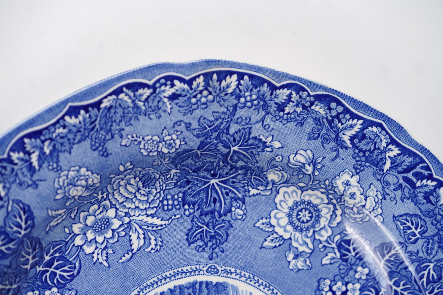 Vintage Ringtons Blue & White Dinner Plate