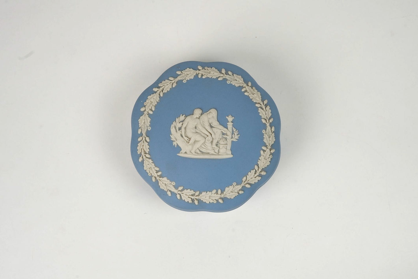 Wedgwood Jasperware Round Trinket Box