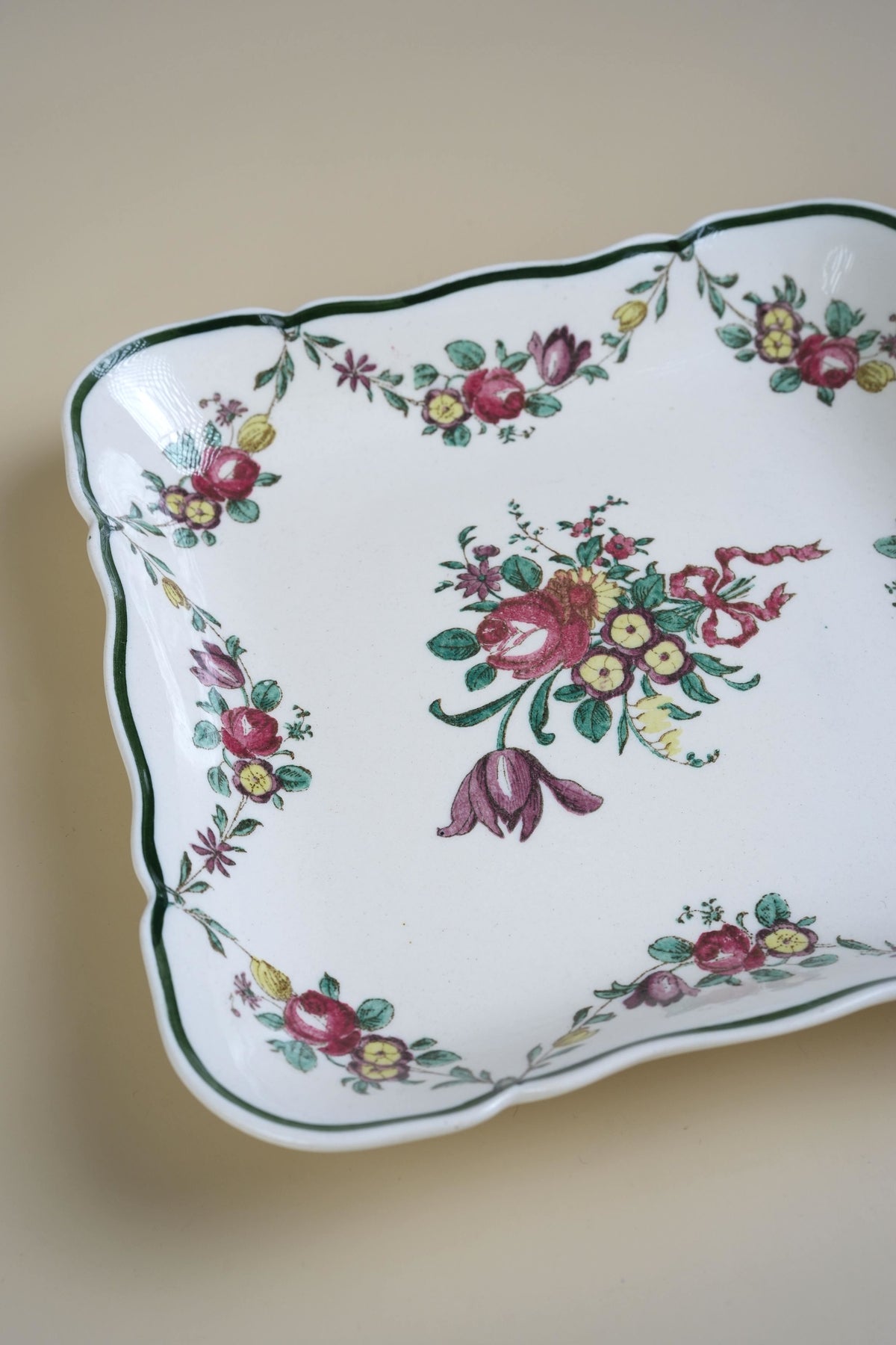 Royal Doulton Floral Tea Plate & Square Dish Set, 7 Pieces