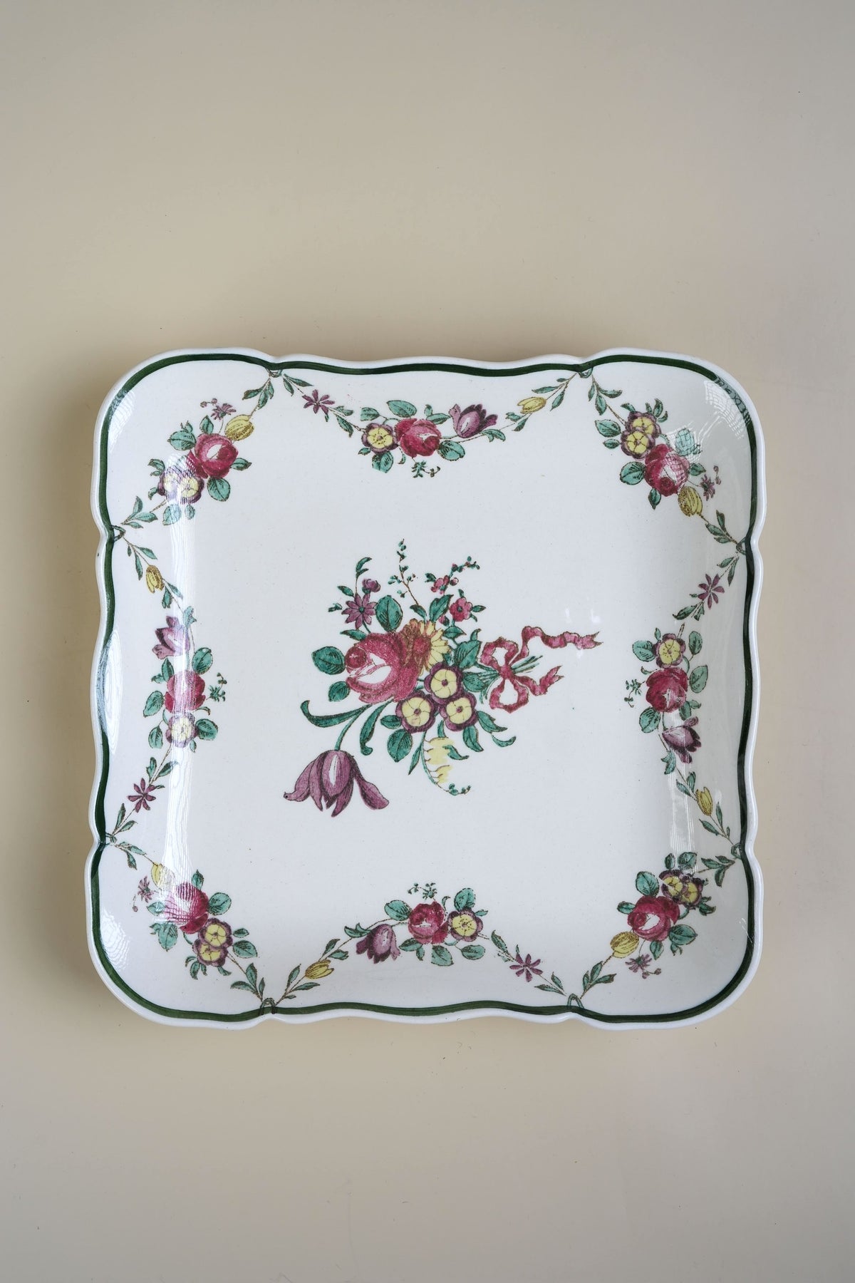 Royal Doulton Floral Tea Plate & Square Dish Set, 7 Pieces