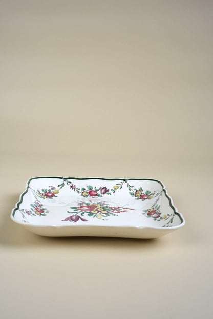 Royal Doulton Floral Tea Plate & Square Dish Set, 7 Pieces