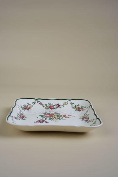 Royal Doulton Floral Tea Plate & Square Dish Set, 7 Pieces