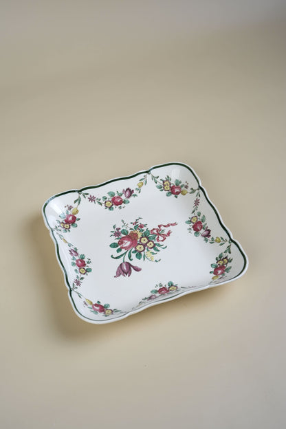 Royal Doulton Floral Tea Plate & Square Dish Set, 7 Pieces