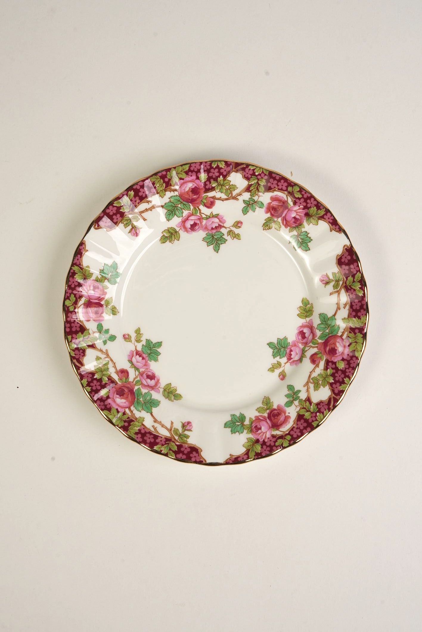 Royal Stafford 'Olde English Garden' Bone China Side Plates | Set of 2