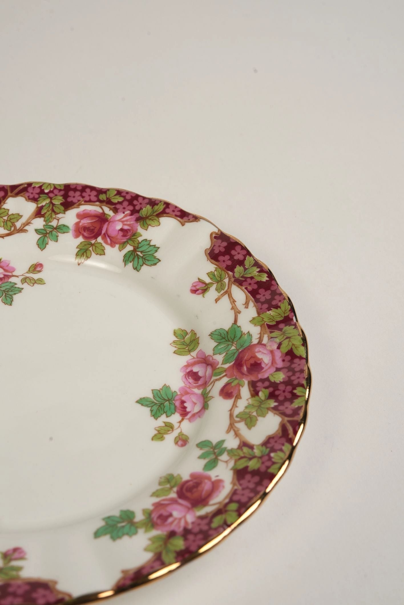 Royal Stafford 'Olde English Garden' Bone China Side Plates | Set of 2