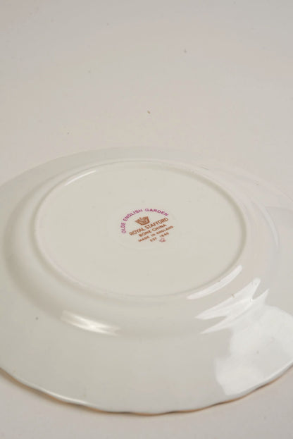 Royal Stafford 'Olde English Garden' Bone China Side Plates | Set of 2