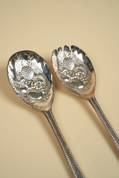 Silver-Plated Salad Serving Set