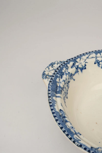 Vintage Serving Bowl With Delicate Floral Design