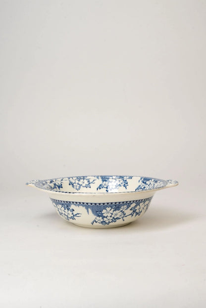 Vintage Serving Bowl With Delicate Floral Design