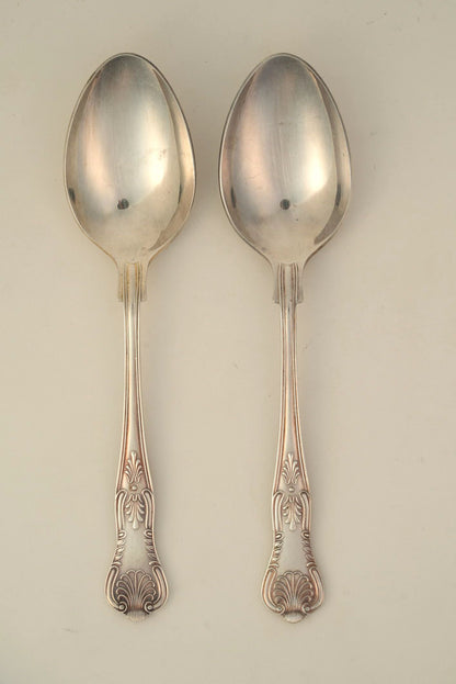 Set of 6 | Vintage Silver-Plated Teaspoons with Ornate Handles
