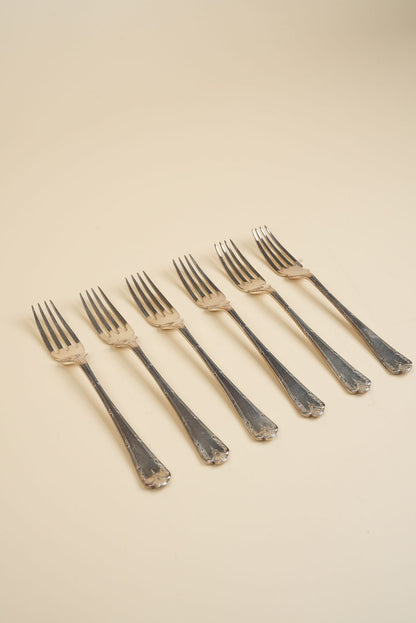 Silver Plated Forks & Knives | Set of 12