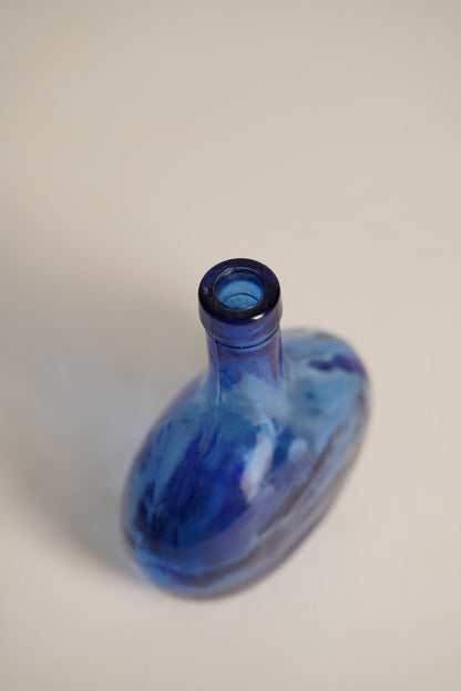 Single-stem Blue Vase