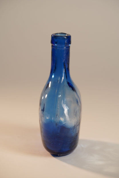 Single-stem Blue Vase