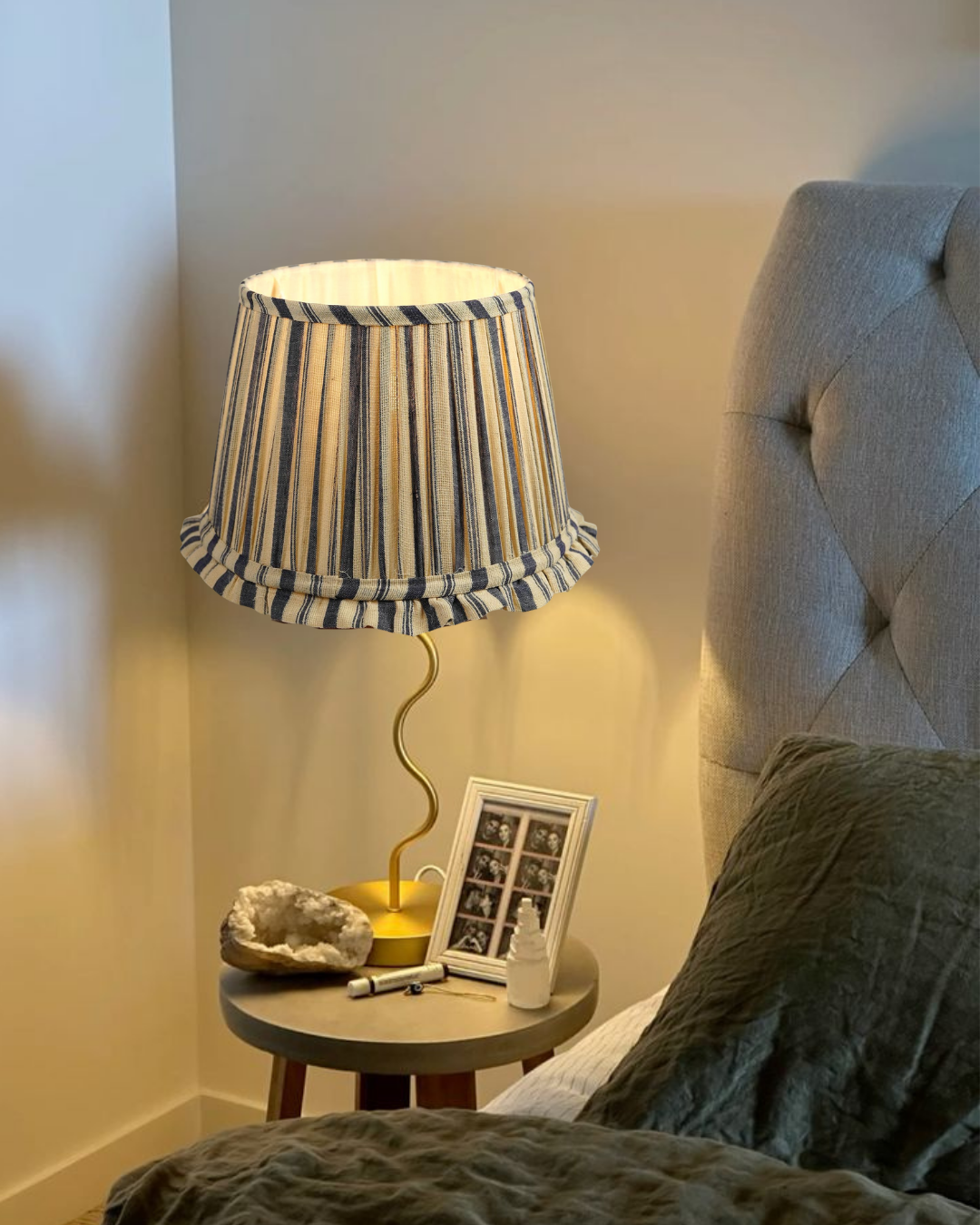 Stripe & Frill Lampshade