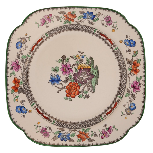 Antique Spode Chinese Rose Cake Plate