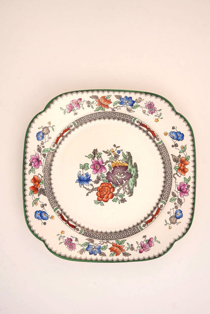 Antique Spode Chinese Rose Cake Plate