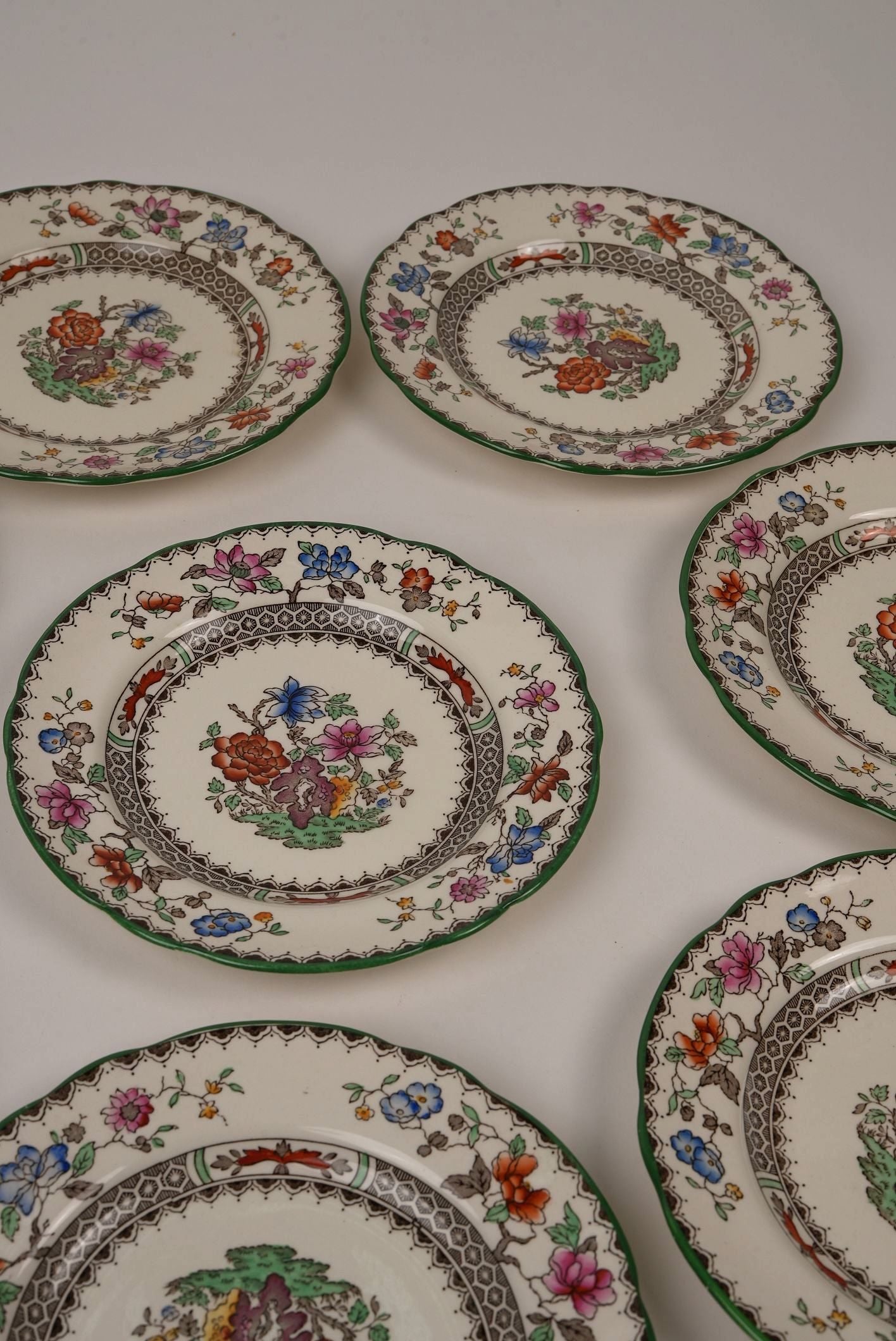Spode Chinese Rose Dessert Plates | Set of 2