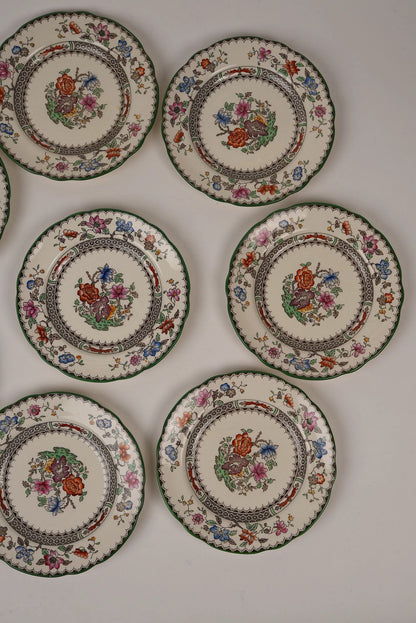 Spode Chinese Rose Dessert Plates | Set of 10