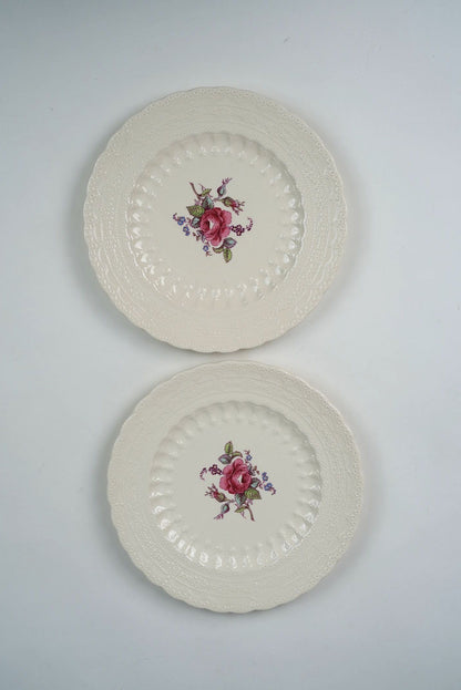 Spode 'Billingsley Rose' Plates | Set of 2