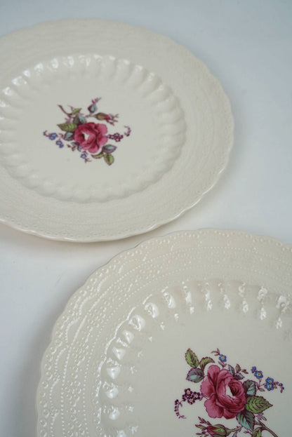 Spode 'Billingsley Rose' Plates | Set of 2
