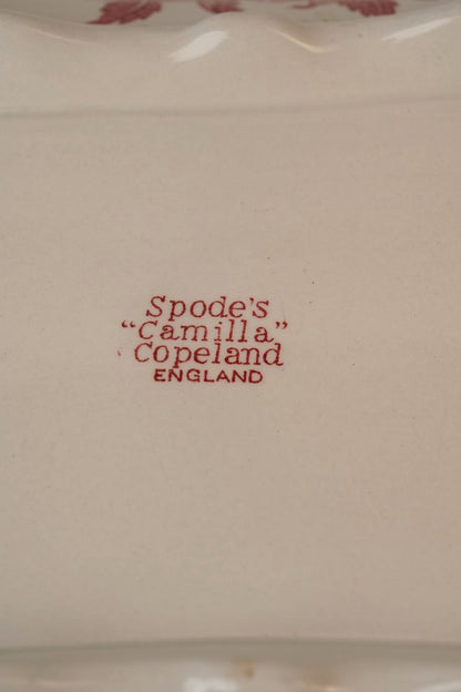 Spode Camille Copelands Red & White Iron Stone Terrine