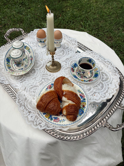 Set of 5 | Vintage Mason's Regency Small Coffee Espresso Cups & Saucers